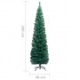 Schlanker-Kuenstlicher-Weihnachtsbaum-mit-Staender-Gruen-180cm-PVC-Weihnachtsdekoration_Haushalt-Tanenbaum-Deko-mieten-christmas-tree